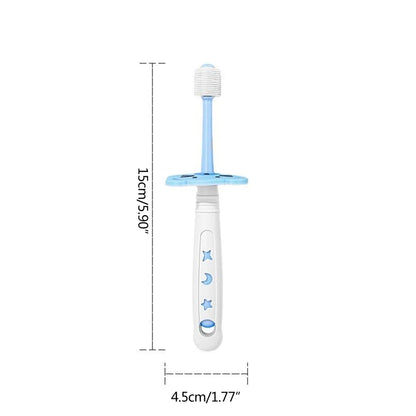 Baby 360 Degree Toothbrush - Soft Bristles for 1-6 Years Old Child Oral Care