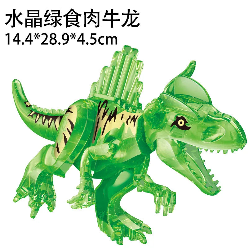 Jurassic World 3 Brutal Raptor Building Blocks – Tyrannosaurus, Indominus, and I-Rex Dinosaur Toy for Kids