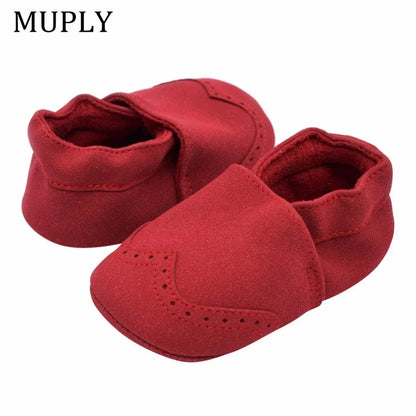Nubuck Leather Baby Shoes – Infant Toddler Soft Sole Moccasins for Boys & Girls, High-Quality First Walkers (0-18M)