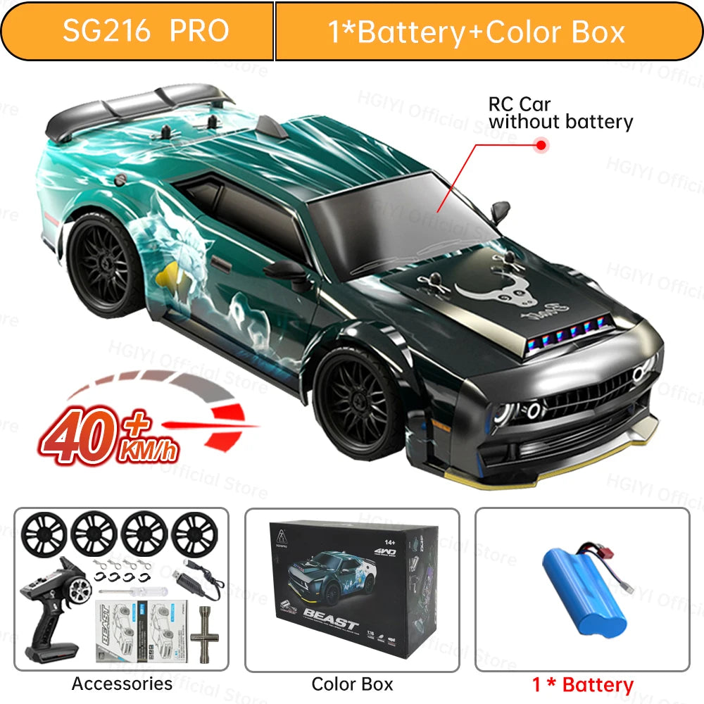 ZLL SG116 MAX/PRO 1:16 High-Speed Drift RC Car with Brushless Motor 4WD