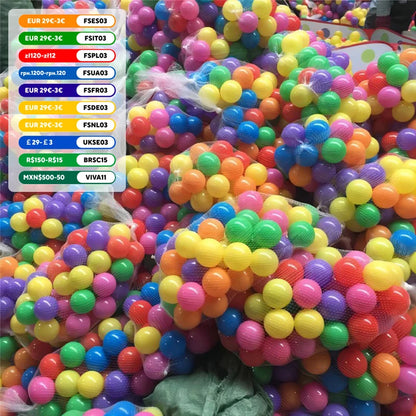 100 Pcs Colorful Soft Water Balls – Eco-Friendly Air-Filled Balls for Pool, Tent, or Ocean Wave Play, Baby & Kids Toy