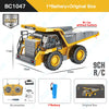 ZWN 2.4G Remote Control Excavator Dump Truck Alloy Construction Vehicle Toy