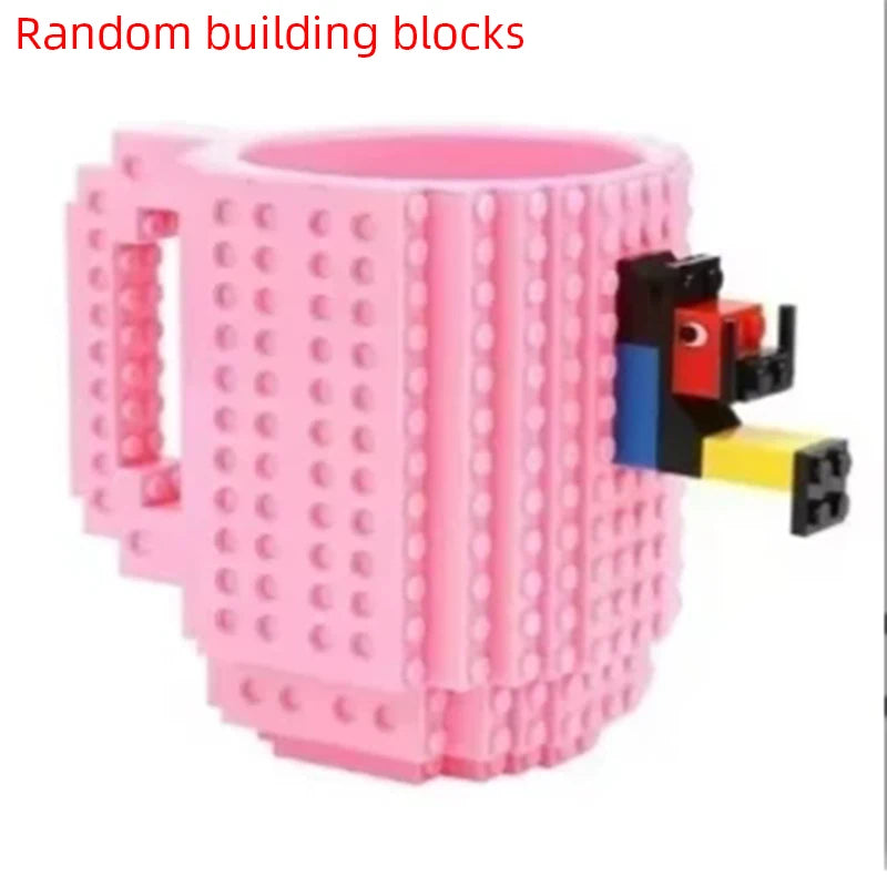 350ml (12 oz) Building Blocks Coffee Mug – LEGO-Compatible DIY Kids & Coffee Cup Gift