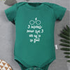 Funny White Letter Cotton Newborn Bodysuit for Baby Boys & Girls – Comfy, Soft & High-Quality Summer Clothes for Infants