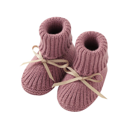 Baby First Walkers – Breathable Anti-Slip Knitted Booties for Newborn Boys & Girls, 0-18M Unisex Prewalkers