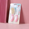 2PCS Baby Hair Brush Set – Soft Bristles Cradle Cap Brush for Newborns & Toddlers, Infant Bathing Comb, Baby Care Gift Accessories