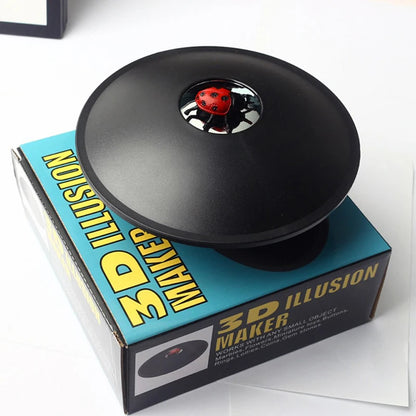 3D Magic Mirror Illusion Creator, Mirage Hologram Maker with Parabolic Reflector, Educational Science Fun Toy for Children