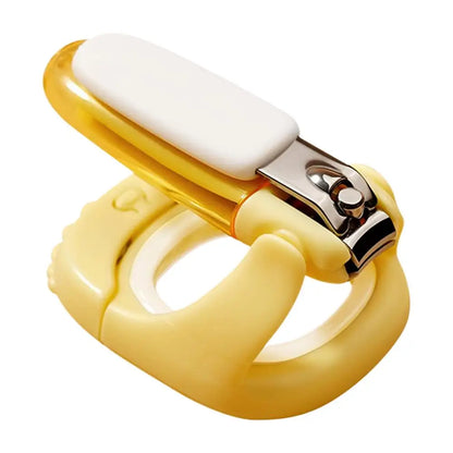 Baby Light Up Nail Clippers with Magnifier – Splashproof Nail Trim, Baby Fingernail Styling Tools, Portable Nail Scissors for Babies