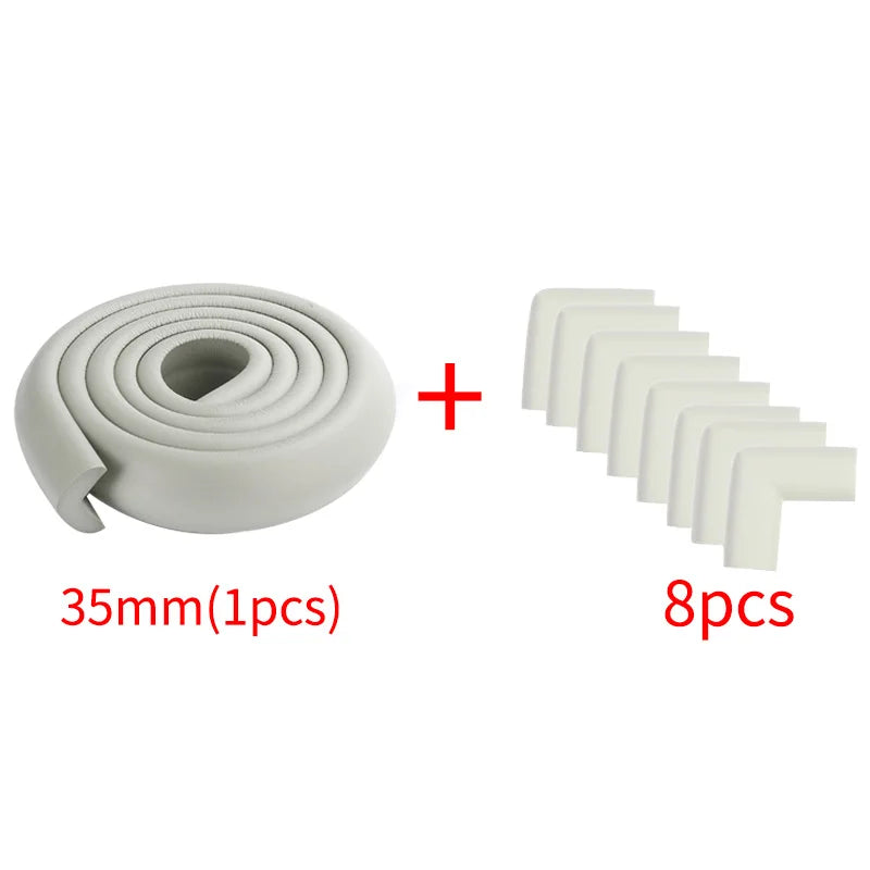 2M Baby Safety Corner Protector – Childproof Furniture Edge Guard with Adhesive Tape