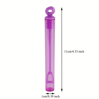 20-Pack Heart & Dinosaur Bubble Wands - Bubble Blowers Party Favors for Birthday Decorations & Wedding Guest Gifts