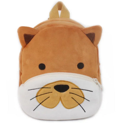 Baby Girls Plush Backpack - Cute 3D Cartoon Animal School Bag for Toddlers 0-4Y - Kidzy Market