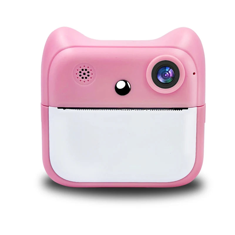 Kids Instant Print Camera Toy with 1 Roll of Print Paper, Christmas and Birthday Gift for Boys and Girls Ages 3-12