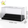 HUIQIBAO Dustproof Display Case – Model Collection Showcase for Building Blocks and Bricks Toy