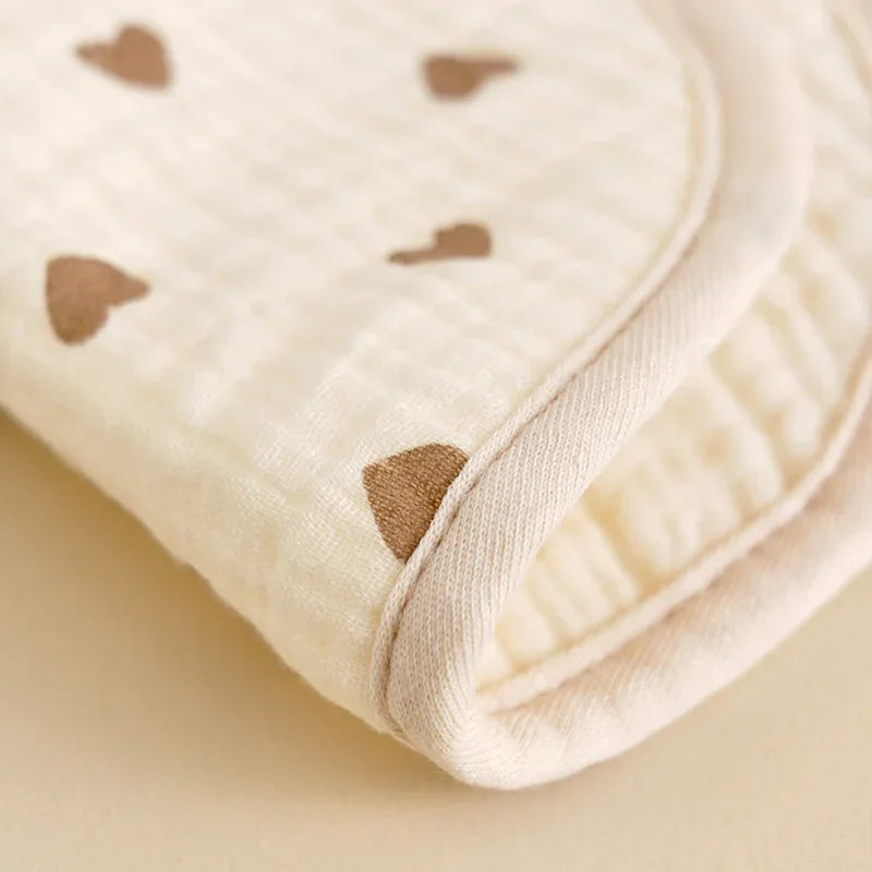 Newborn Baby U-Shaped Bibs | 6 Layers Cotton Gauze Saliva Towel, Bandana Scarf for Boys & Girls, Drool Feeding Burp Cloth - Kidzy Market