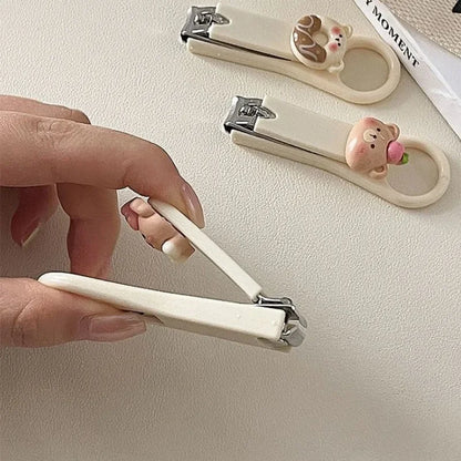 Baby Cute Cartoon Animal Bear Nail Clippers – Portable Nail Scissors, Clippers, Beauty Trimmer Care Accessories for Kids & Girls