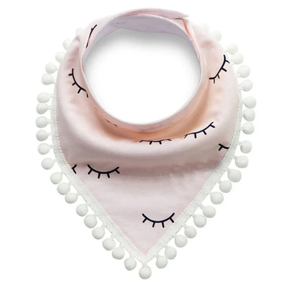 Fashionable Waterproof Cotton Baby Bibs – Triangle Saliva Towel & Pacifier Bibs for Infants - Kidzy Market