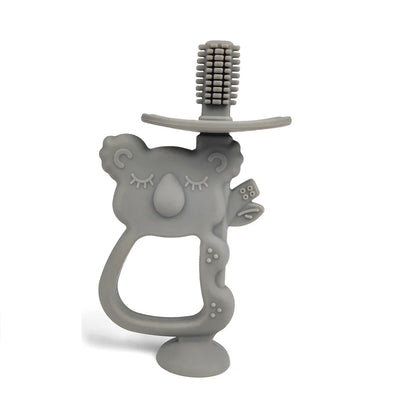 1PC Baby Silicone Training Toothbrush BPA Free Animal Koala Teether Chew Toy Teething Ring Infant Baby Accessory