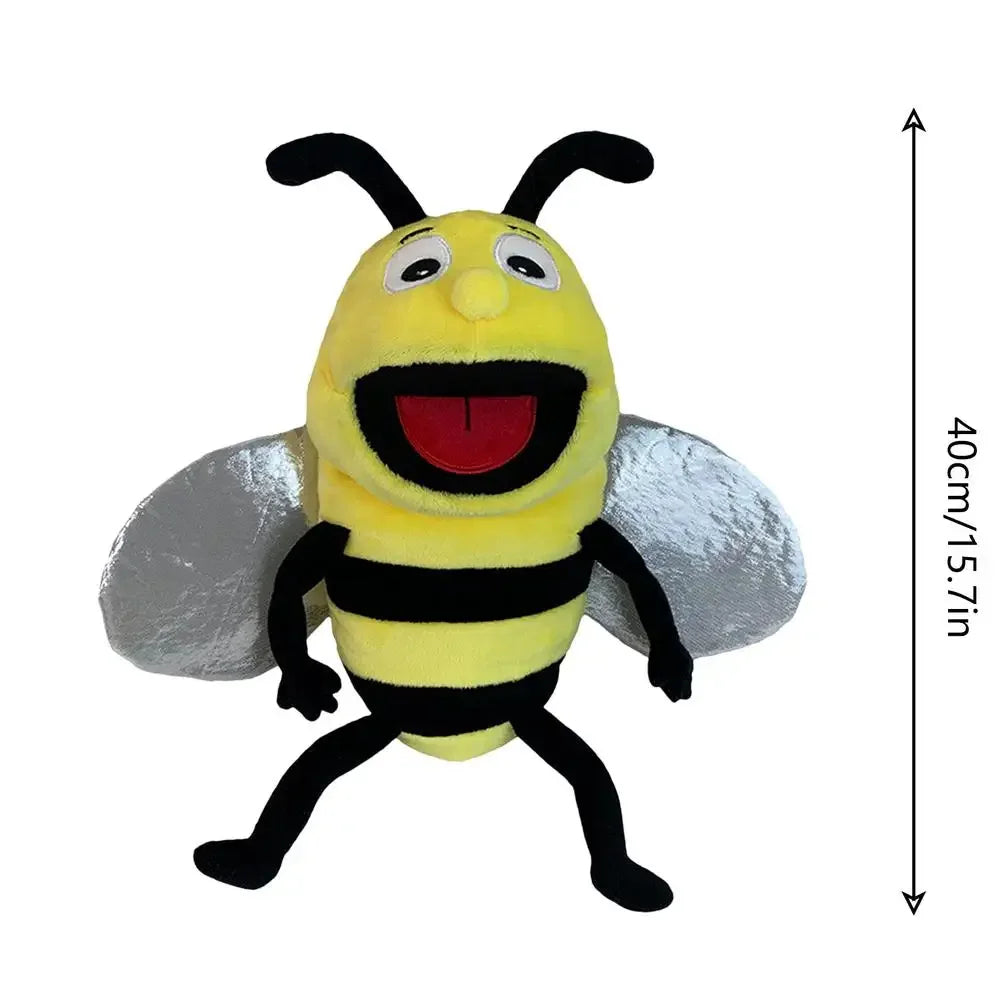 Plush Insect Hand Puppets for Kids, Caterpillar Ladybug Storytelling Finger Toys