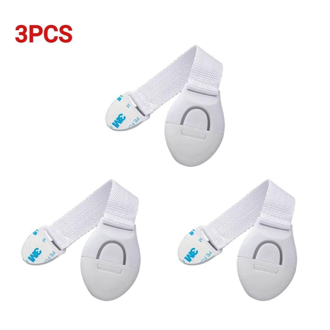 1-20PCS Child Safety Lock Baby Safety Protection Drawer Door Cabinet Lock Plastic Protection Kids Safety Door Lock