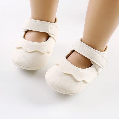 Baby Girls Shoes Multicolour Princess Toddlers Soft Soled Non-Slip Crib Shoes First Walkers 0-18M