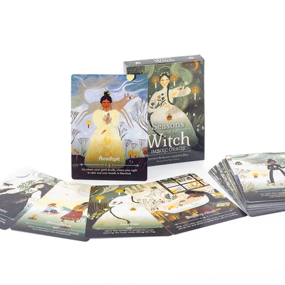 Herbal Astrology Oracle Board Game Deck - 55 Cards for Alchemizing Ancient Plant Healing and Astrological Wisdom, 10.4 x 7.4 cm