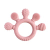 1pc Silicone Teether - Food Grade Baby 0-12 Months, Teething Ring Sensory Toy for Toddlers, Silicone Animal Soothing Accessories