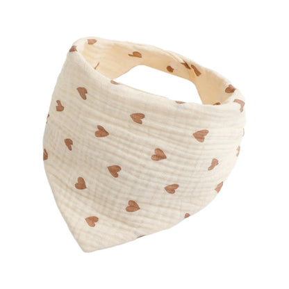 Baby Bandana Bibs | Muslin Drooling Bib for Infants 0-1 Year | High Absorbent Teething & Soothe Towel | Stylish Floral Design - Kidzy Market