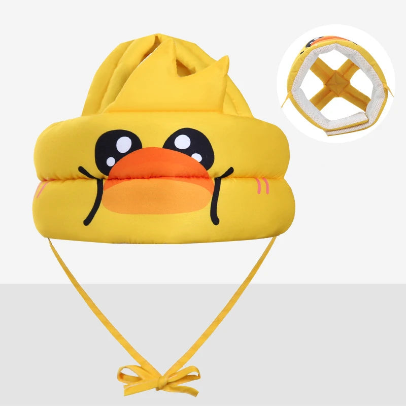 Anti-Collision Baby Walking Hat – Breathable Headrest with Safety Protection for Infants (Cartoon Design)