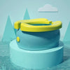 Folding Travel Potty Seat for Toddlers, Portable Child Toilet & Squatty Urinal