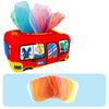 Montessori Magic Tissue Box Sensory Toy for Babies & Toddlers - Educational Finger Exercise Busy Board