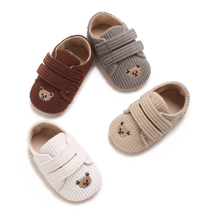 Baby Mid Top Sneakers Classic Solid Color Casual Shoes Non-Slip Rubber Sole Beginner's Children's Shoes