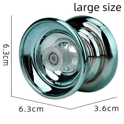 Professional Aluminum Metal Yoyo - Beginner-Friendly Yo-Yo for Kids and Adults with Accessories