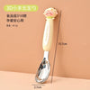 Cartoon Children's Tableware Spoon - Stainless Steel Feeding Spoon for Meals, Dessert, Fruit & Complementary Food Accessories