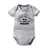 Popular "Mom+Dad=Me" Baby Romper – 100% Cotton Summer Onesie, Newborn Baby Clothes, Unisex Crawling Clothes, Comfortable and Cute