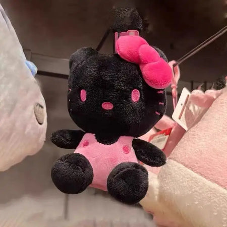 Kawaii Sanrio Hello Kitty Plush Keychain, Love Buckle Plush Doll Bag Pendant Ornament