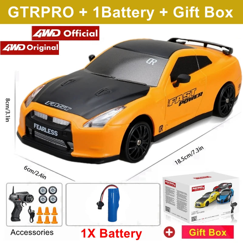 2.4G High-Speed Drift RC Car 4WD AE86 Model Remote Control Racing Toy