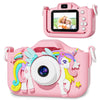 Children's 1080P HD Toddler Digital Video Camera with 2.0-Inch Screen and Silicone Case, Toy for Christmas and Birthday Gifts