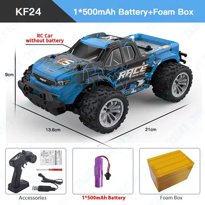 ZWN 1:16/1:20 RC Car with LED Light and 2WD Off-Road Climbing Remote Control