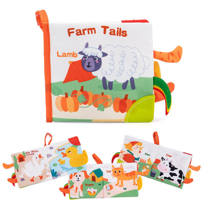 Soft Baby Cloth Quiet Book – Early Educational Learning Puzzle Toy for Toddlers (6-24 Months)
