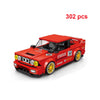 MOC Speed Racing Car Building Blocks Set — Small Studded Sports Car Garage Toy