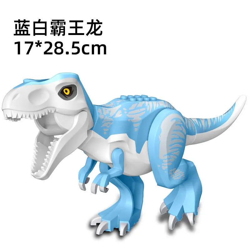 Jurassic World 3 Brutal Raptor Building Blocks – Tyrannosaurus, Indominus, and I-Rex Dinosaur Toy for Kids