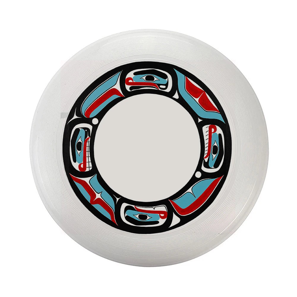 Flying Disc Frisbee - 8.0 in & 10.8 in (200 mm & 275 mm) Portable Outdoor Throwing Discs for Kids & Adults - Competition & Leisure