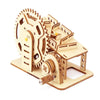DIY 3D Wooden Mechanical Puzzle Kit – Spiral Run Marble Maze Model for Teens & Adults