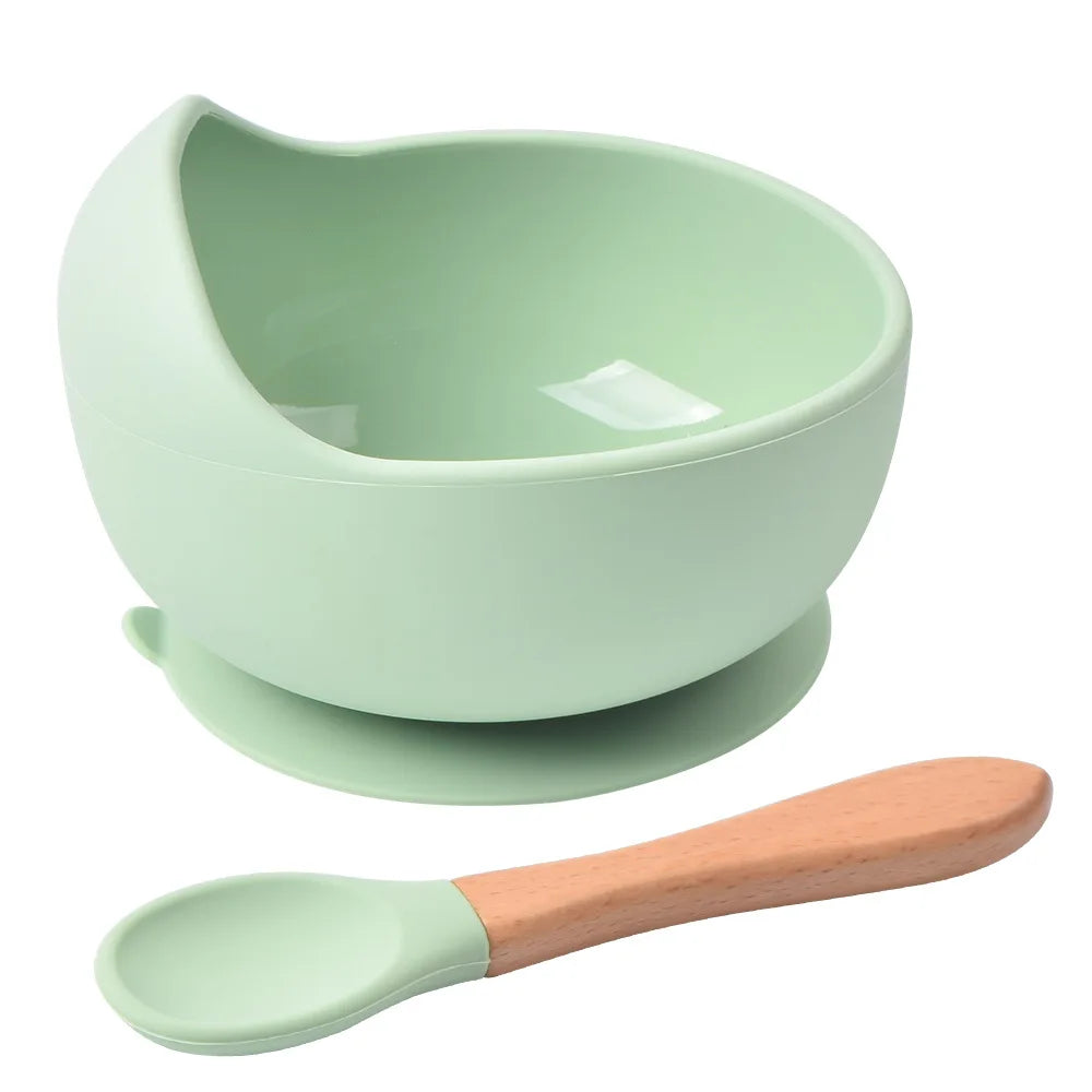 Kids Cup Silicone Food Storage Box - Solid Color Baby Sippy Cup, Portable Children Snacks Container with Lid, BPA-Free, 200ml (6.8oz)