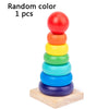 Children’s Wooden Stack Toy Color and Shape Classification Puzzle