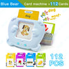 Montessori Education Flash Cards Machine - Early Educational Learning English Electronic Audio Book Toy for Children, Birthday Gift