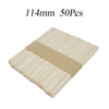 50/100 Pcs Natural Wooden Popsicle Sticks Ice Cream Spoons