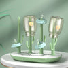 Cute Baby Bottle Drying Rack – Solid Color Feeding Bottle Drain Rack & Holder