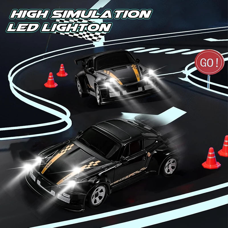 1/64 2.4G High-Speed Drift RC Car with 4WD Four-Wheel Drive Mini RTR