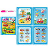 Children’s Early Education Magic Water Drawing Book with Pen – Reusable Coloring Book and Educational Toy Gift